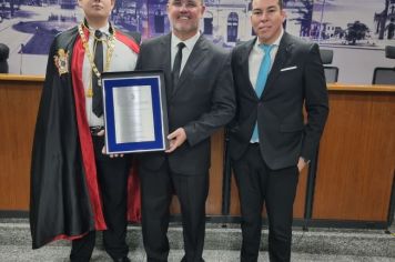 Foto - Dia do Maçom é comemorado na Câmara Municipal