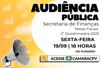 Audiência Pública da Secretaria de Finanças