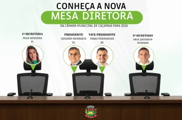 Adilson Henrique é eleito presidente da Câmara Municipal de Caçapava