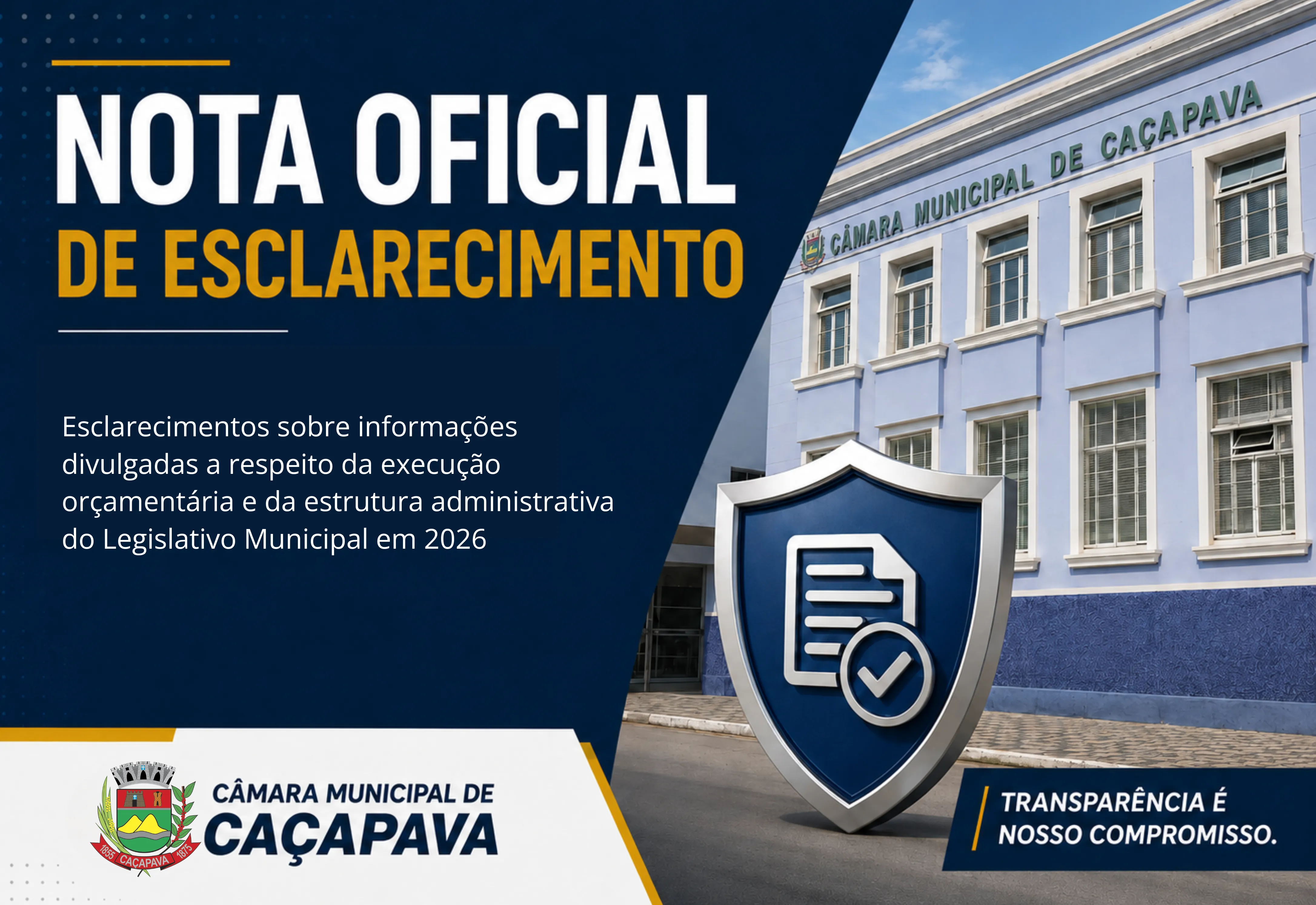 Nota Oficial de Esclarecimento