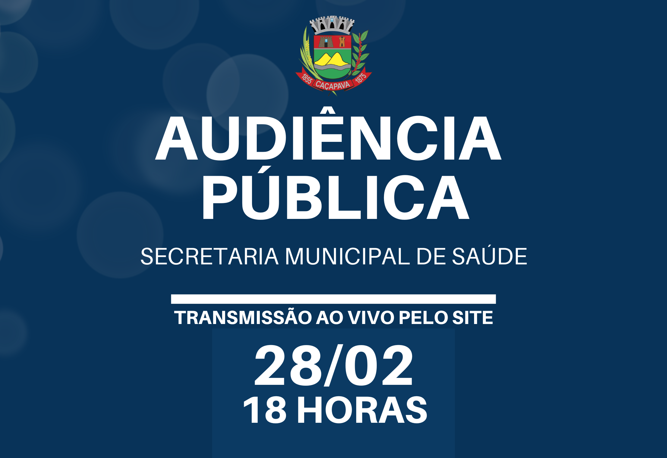 Audiência Pública da Secretaria Municipal de Saúde