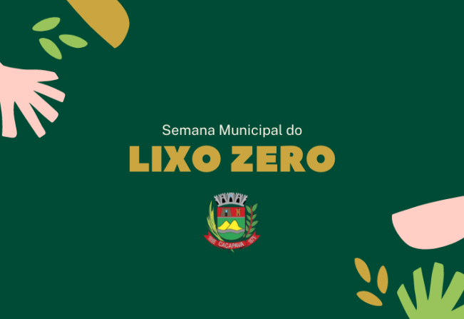 Projeto de lei institui a Semana Municipal do Lixo Zero em Caçapava