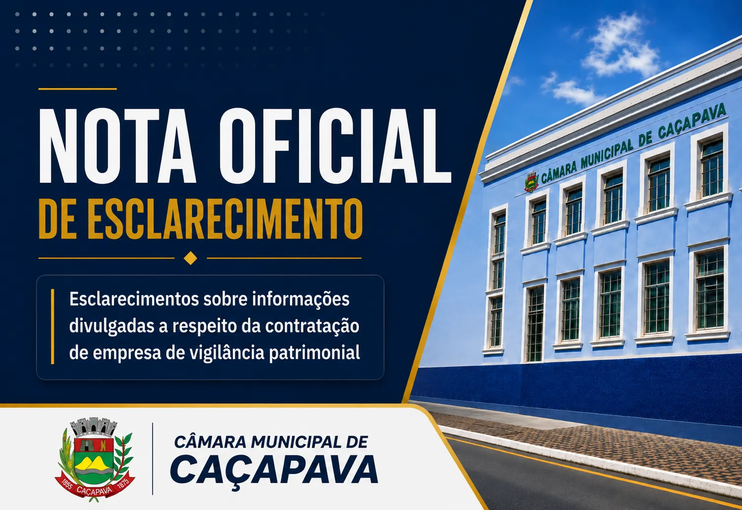NOTA OFICIAL DE ESCLARECIMENTO