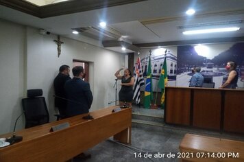 Foto - Sessão Solene 14 de abril de 2021