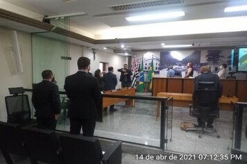 Foto - Sessão Solene 14 de abril de 2021